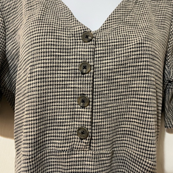 LC Lauren Conrad Brown Checkered Dress - Picture 2 of 3